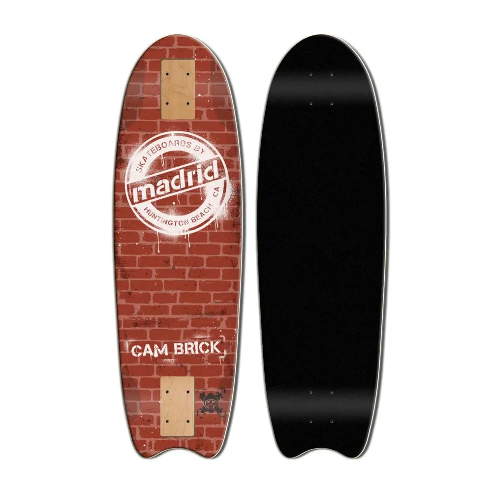 Madrid Performance Series Cam Brick 31" Pro Model Cruiser Longboard Deck 1