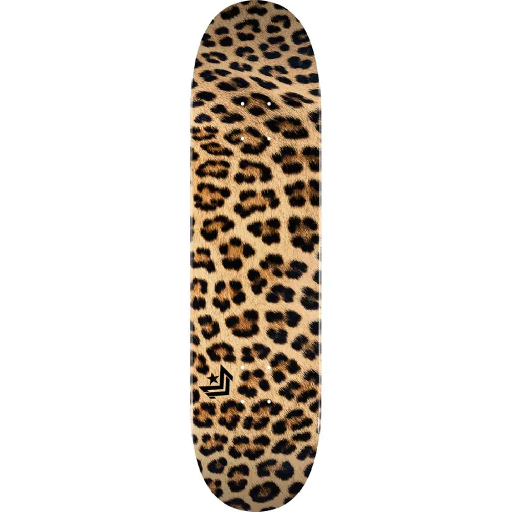 Mini Logo Leopard Fur 7.75" Skateboard Deck 1