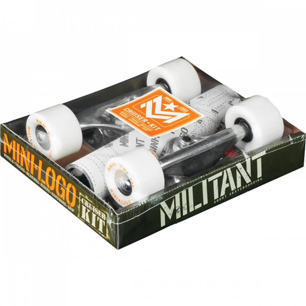 Mini Logo Skateboard 8.3" Combo Kit 59Mm Awol White Wheels 1
