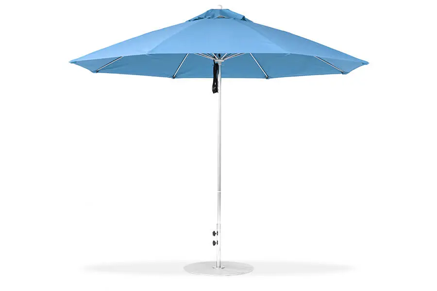 Monterrey 7.5’ Octagon Market Aluminum Umbrella With Pulley Lift - 845Fm 1