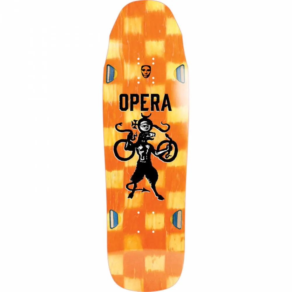 Opera Beast Checker 9.5" Wheel Wells Skateboard Deck 1