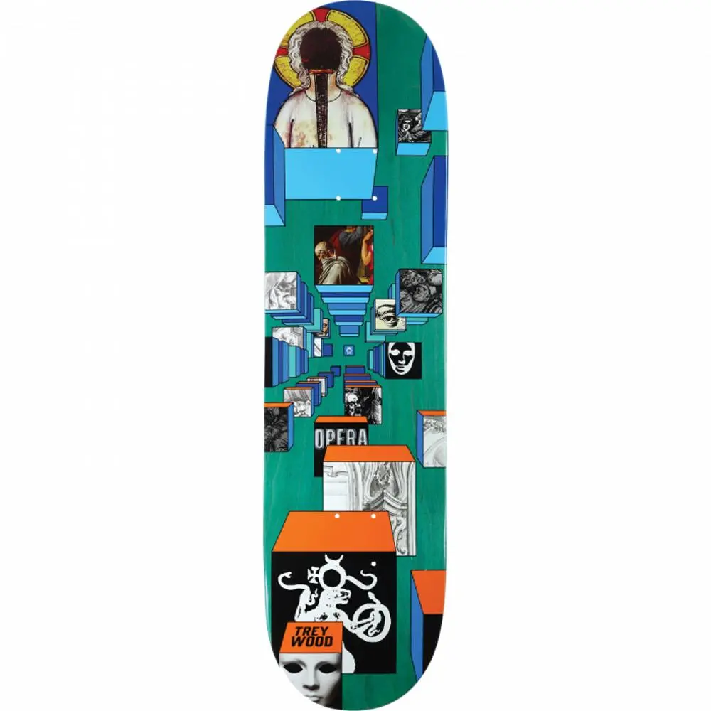 Opera Wood Dimensional 8.25" Skateboard Deck 1