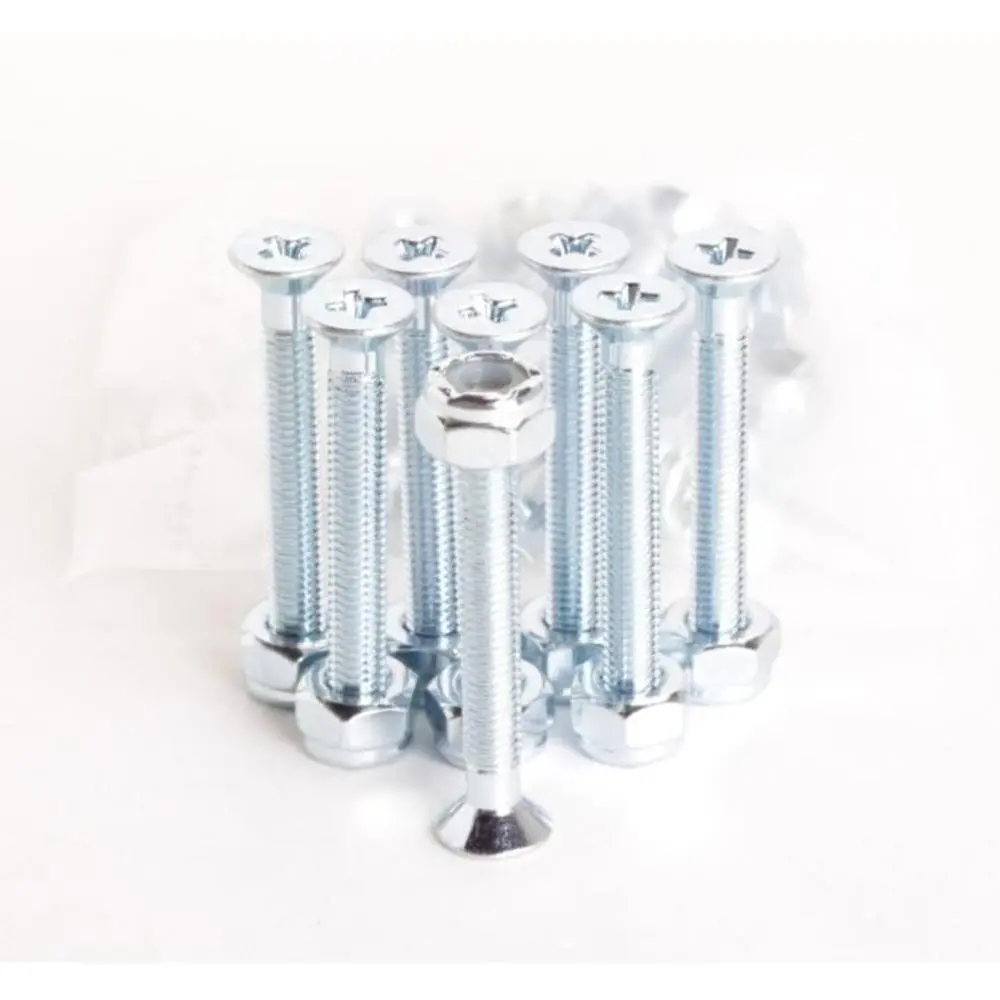 Phillips Hardware Set 1.75" For Longboards And Skateboards - Silver 1