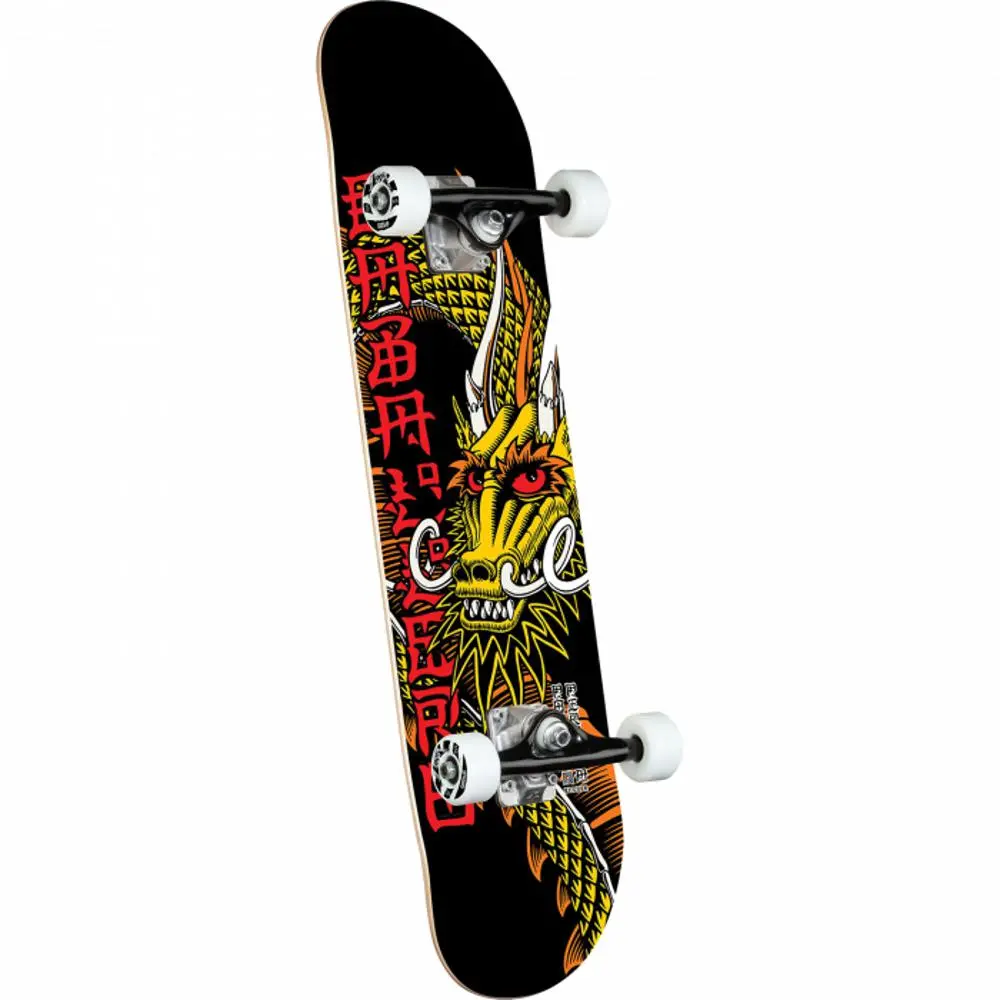Powell Peralta Ban This Dragon 7.5" Black Skateboard 1