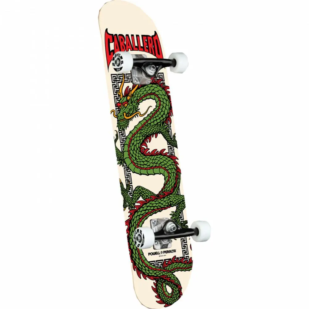 Powell Peralta Chinese Dragon 7.5" Ivory Skateboard 1