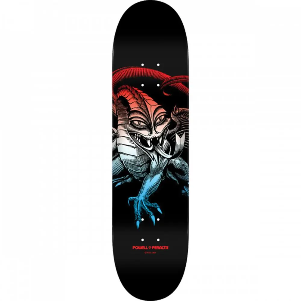 Powell Peralta Cab Dragon Fade 8.25" Black/Red/Blue Skateboard Deck 1