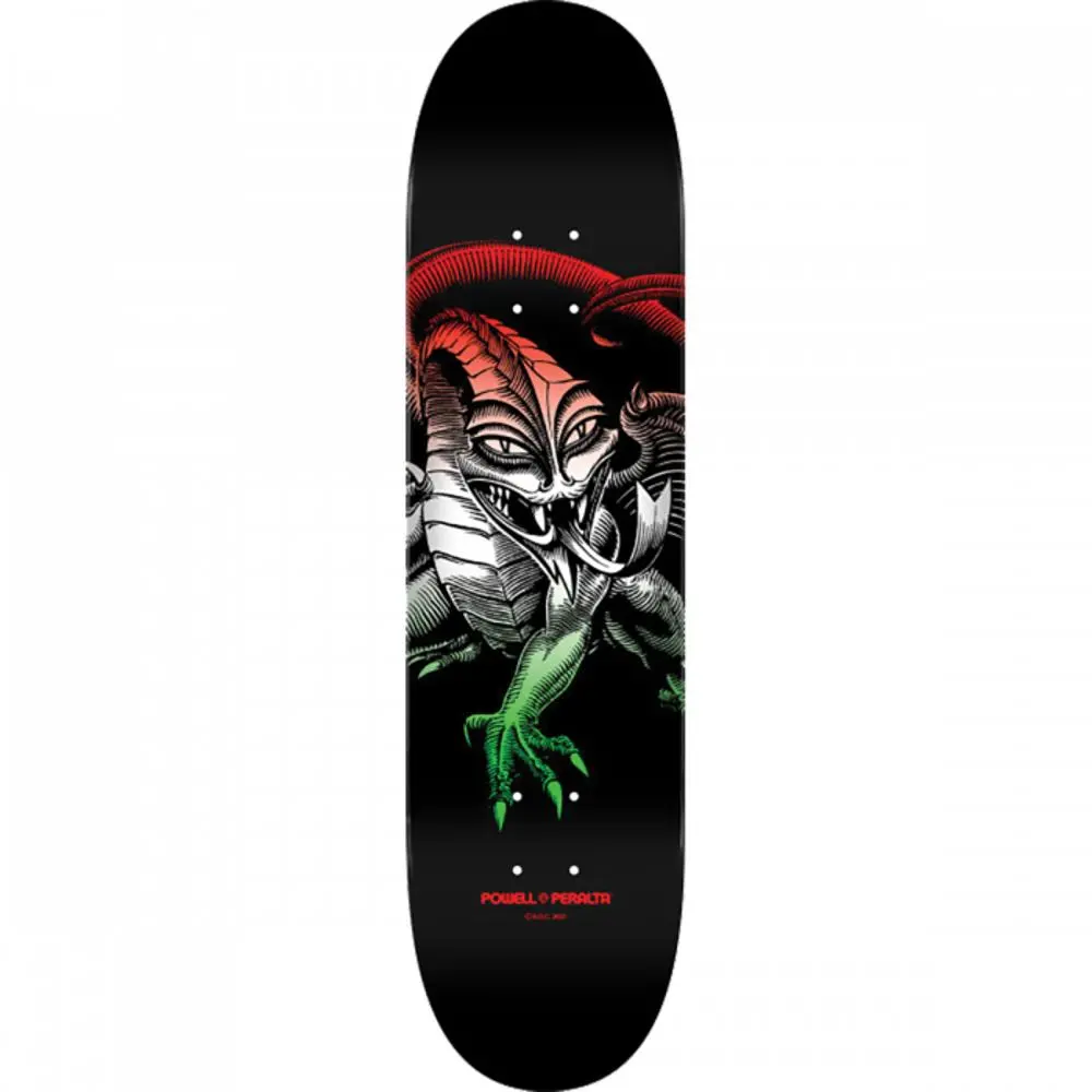 Powell Peralta Cab Dragon Fade Green 8.75" Black/Green/Red Skateboard Deck 1