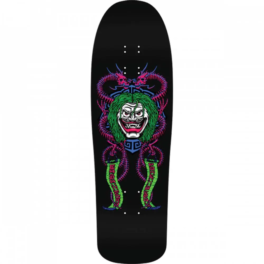 Powell Peralta Cab Mask 9.75" Blacklight Skateboard Deck 1