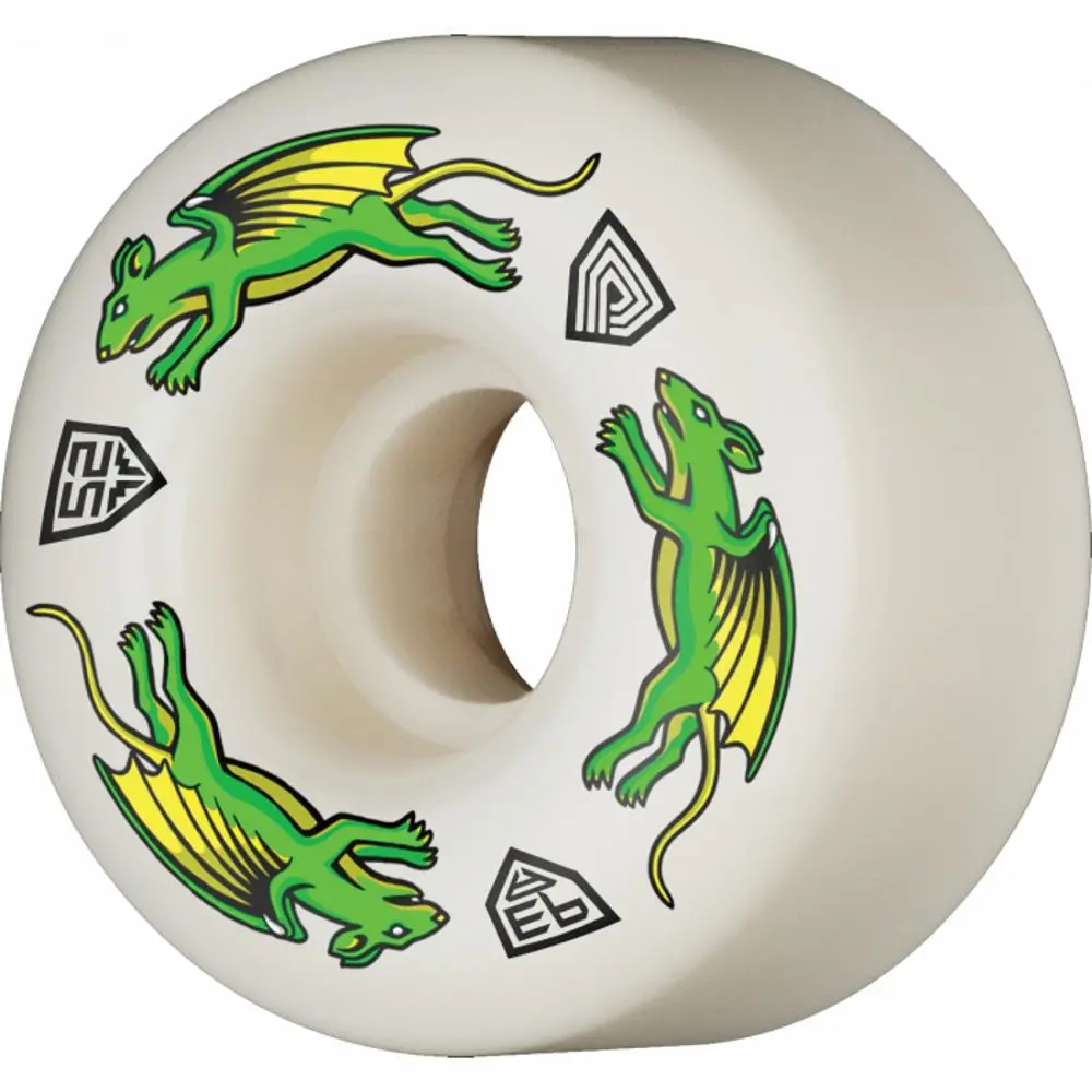 Powell Peralta Df Nano Rat 52Mm 93A Off White Wheels | Set Of 4 1