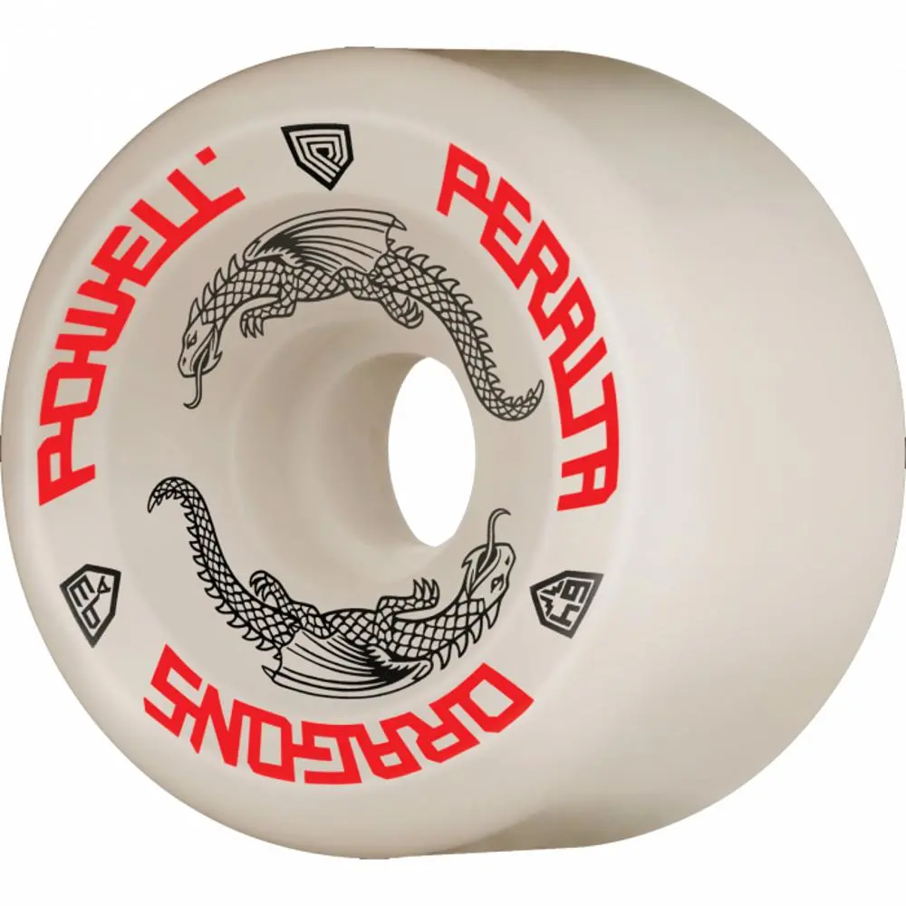 Powell Peralta Dragon 64Mm Off White Skateboard Wheels 1