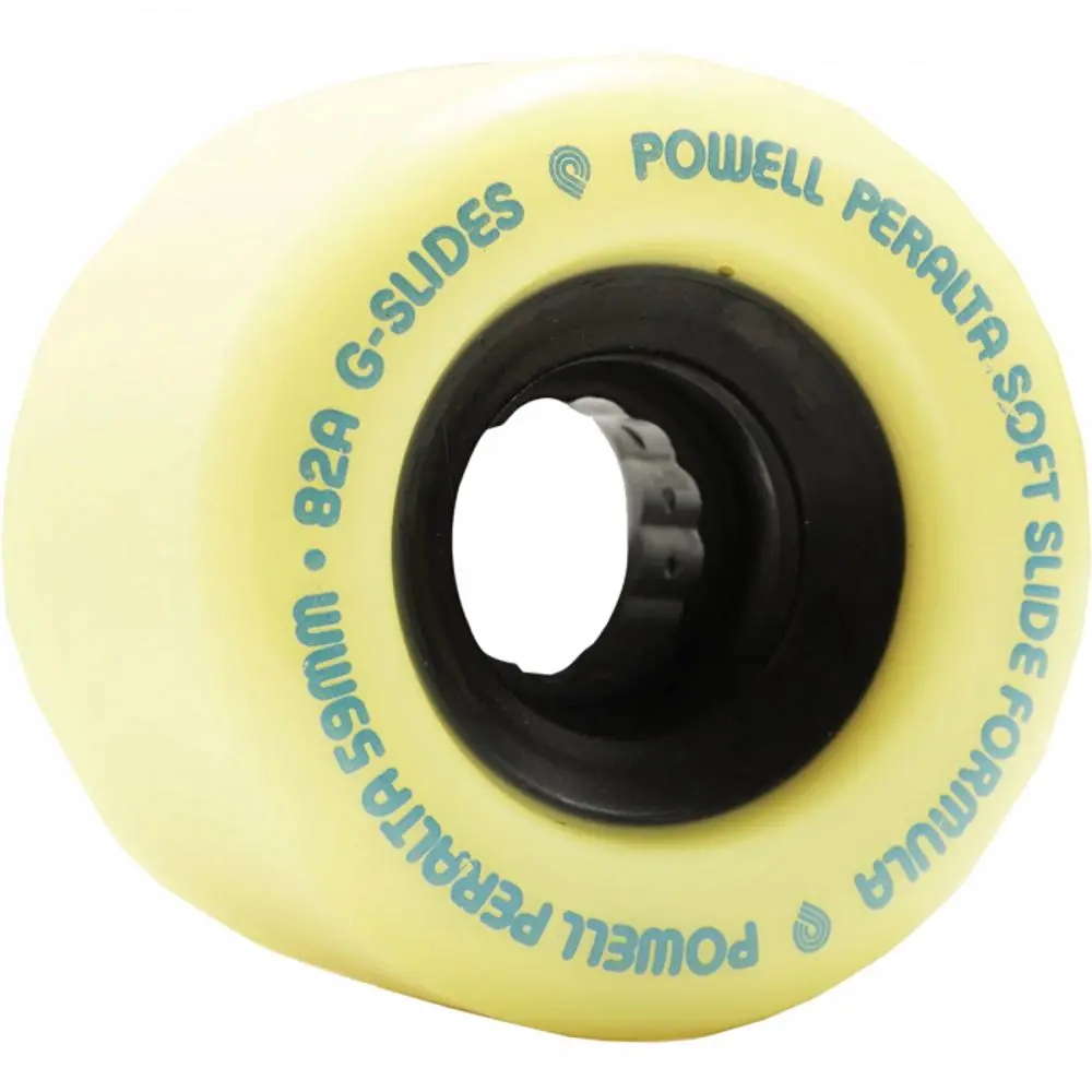 Powell Peralta G-Slides 59Mm Yellow/Black Wheels 1