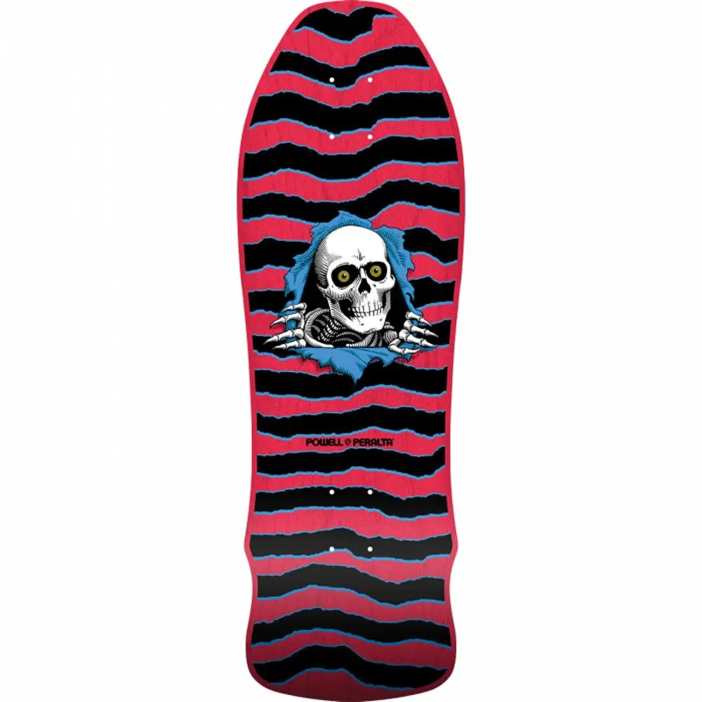 Powell Peralta Geegah Ripper 9.75" Red Stain Skateboard Deck 1