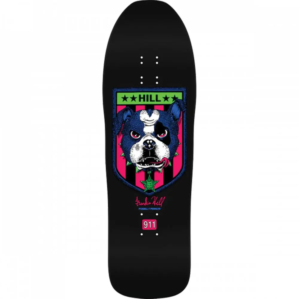 Powell Peralta Hill Bulldog 10" Blacklight Skateboard Deck 1