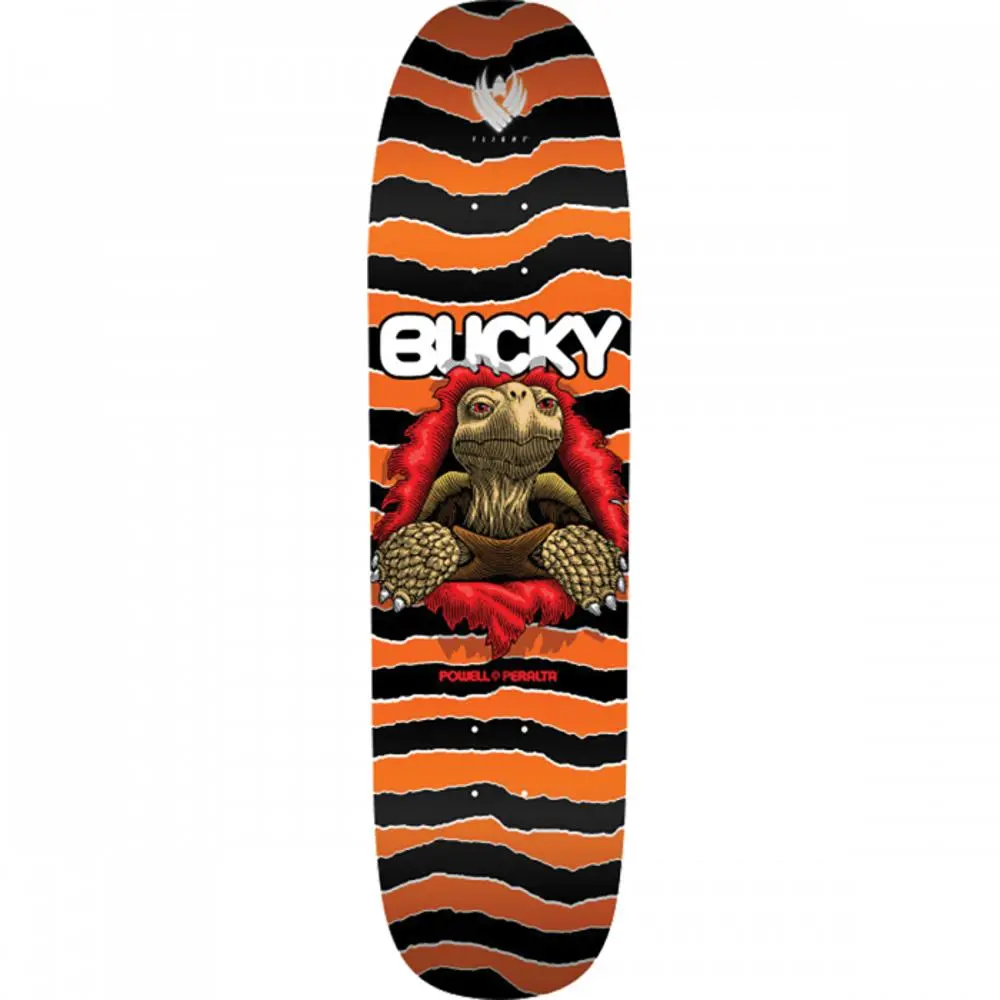 Powell Peralta Lasek Tortoise 8.62" Orange/Black Flight Skateboard Deck 1