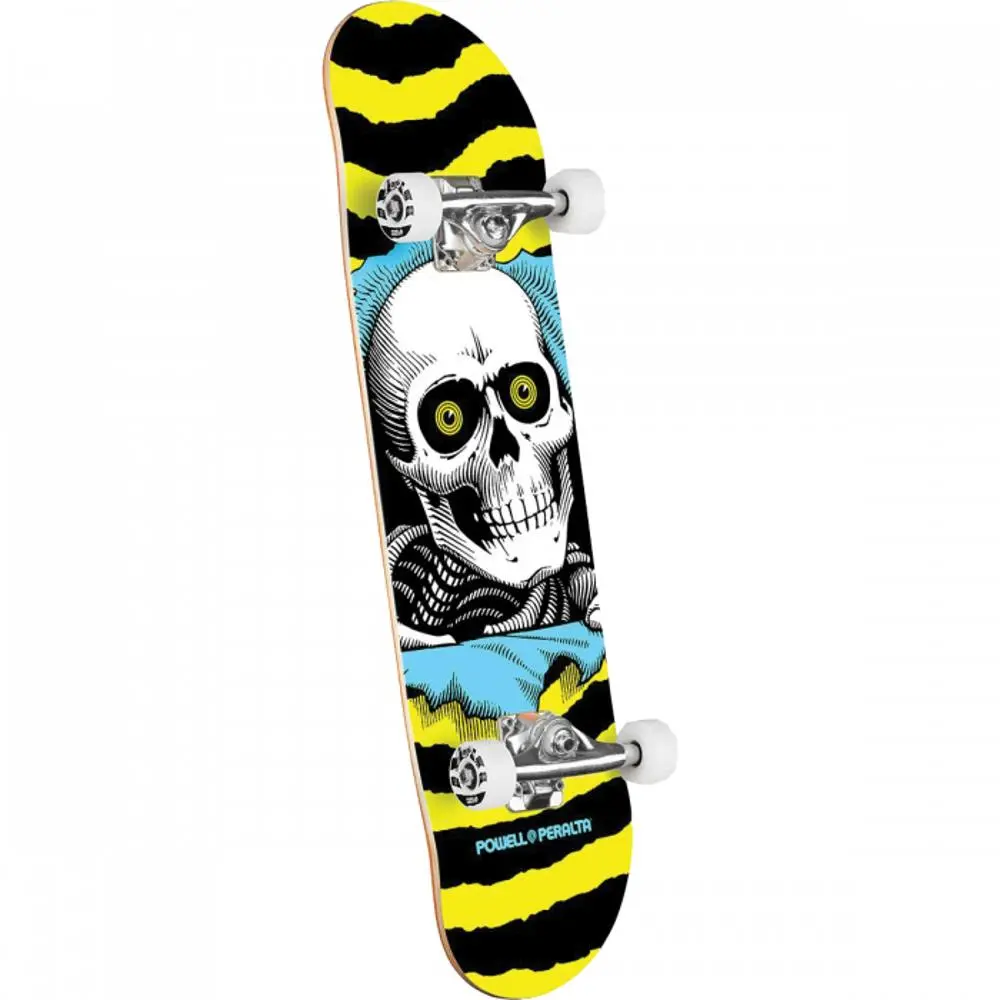 Powell Peralta Ripper 7.0" Yellow/Blue Skateboard 1