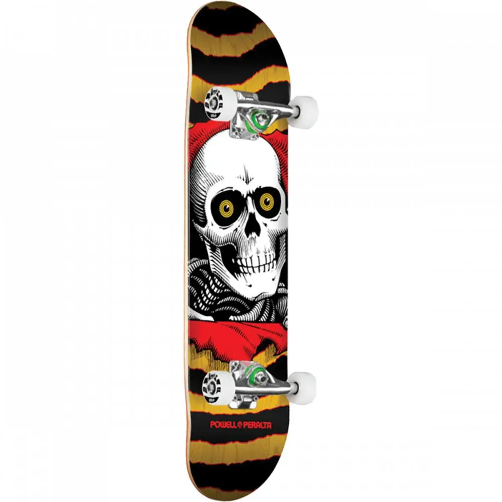 Powell Peralta Ripper 7.75" Yellow Stain/Red Skateboard 1