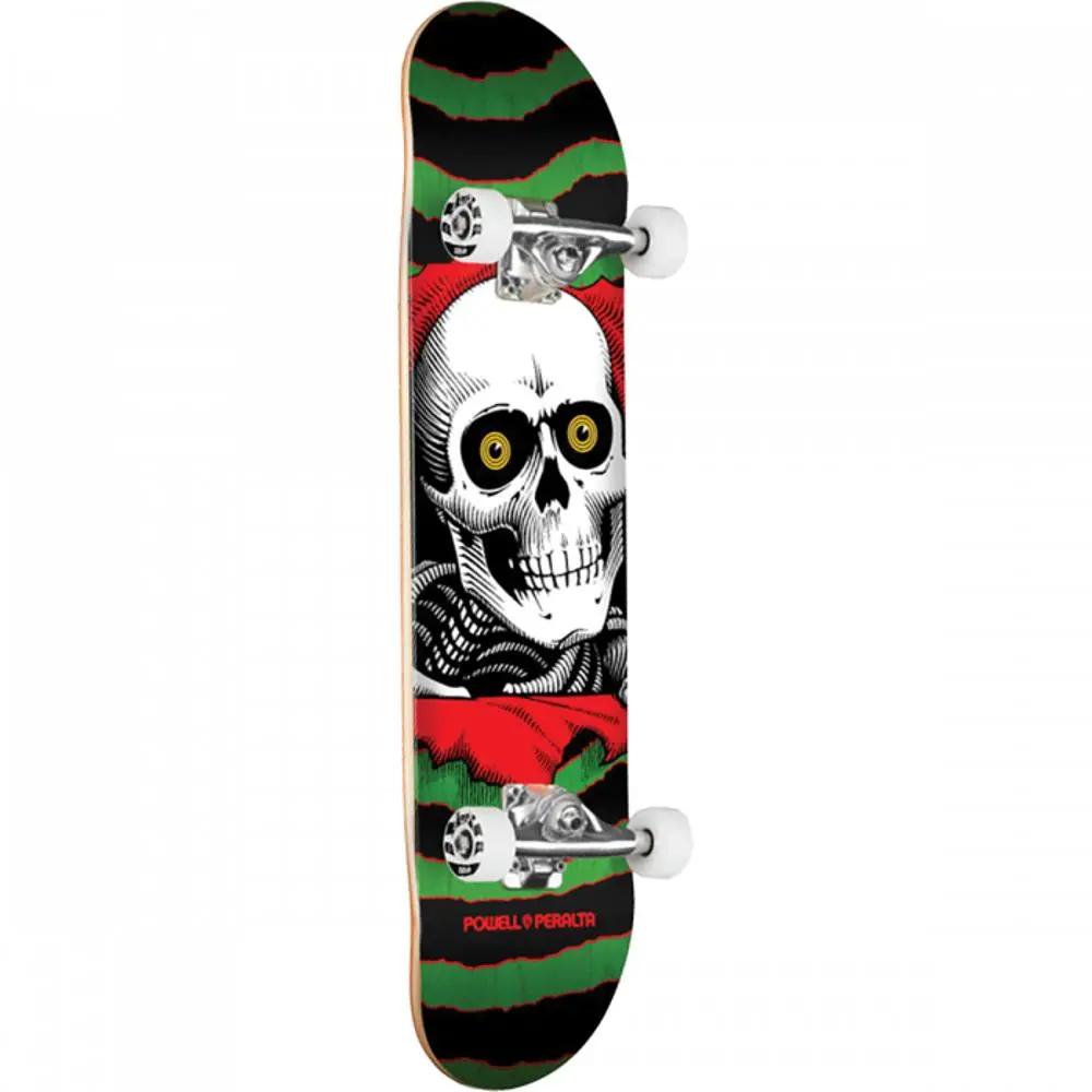Powell Peralta Ripper 8.0" Green Stain/Red Skateboard 1
