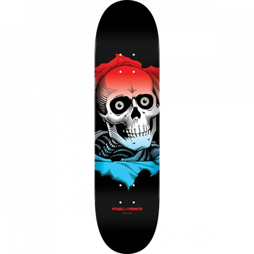 Powell Peralta Ripper Fade Blue 8.0" Black/Blue/Red Skateboard Deck 1
