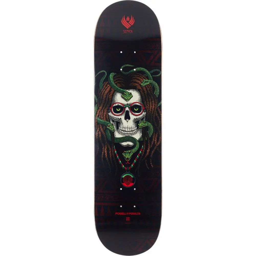 Powell Peralta Semien Skull 8.25" Skateboard Deck 1