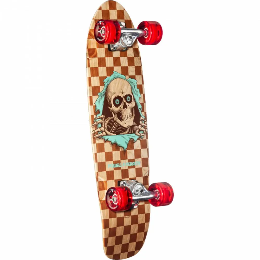 Powell Peralta Surfer Check Ripper 8.37 Natural Skateboard 1