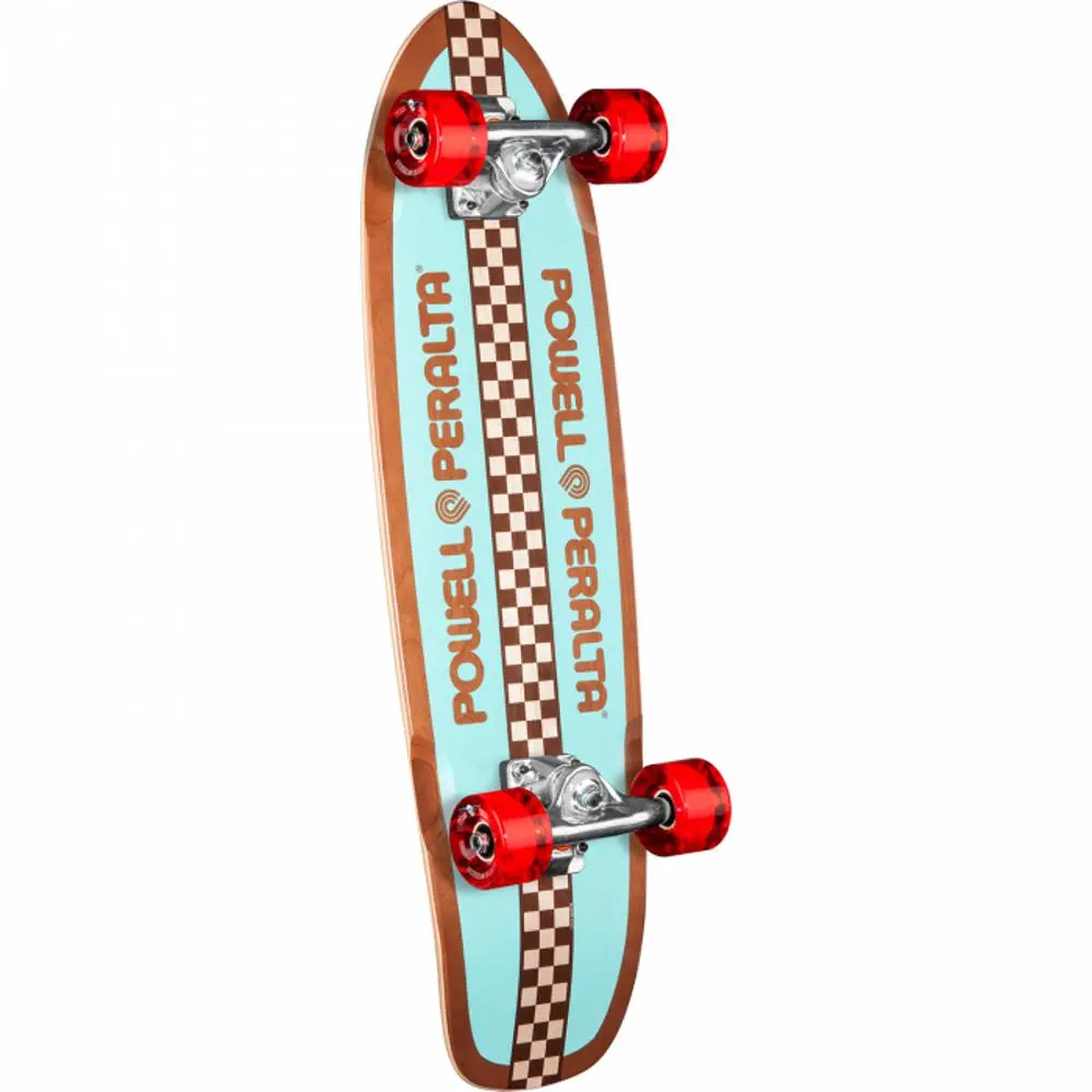 Powell Peralta Surfer Retro Check 8.37" Skateboard 1