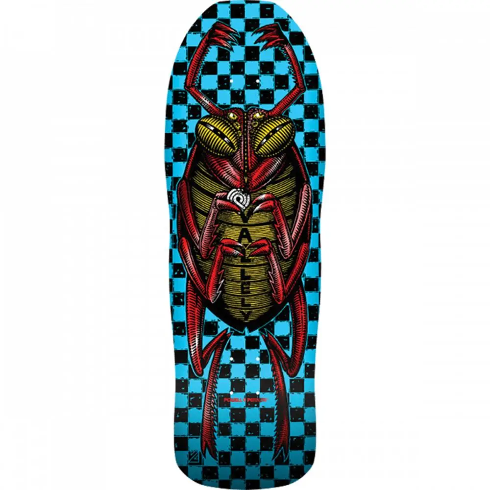 Powell Peralta Vallely Bug 10" Blue/Red Foil Skateboard Deck 1