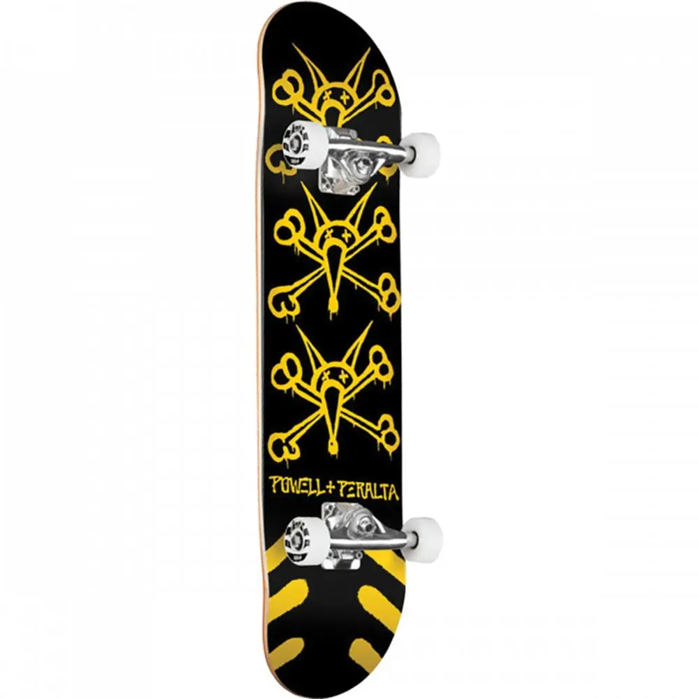 Powell Peralta Vato Rats 8.0" Black/Yellow Skateboard 1