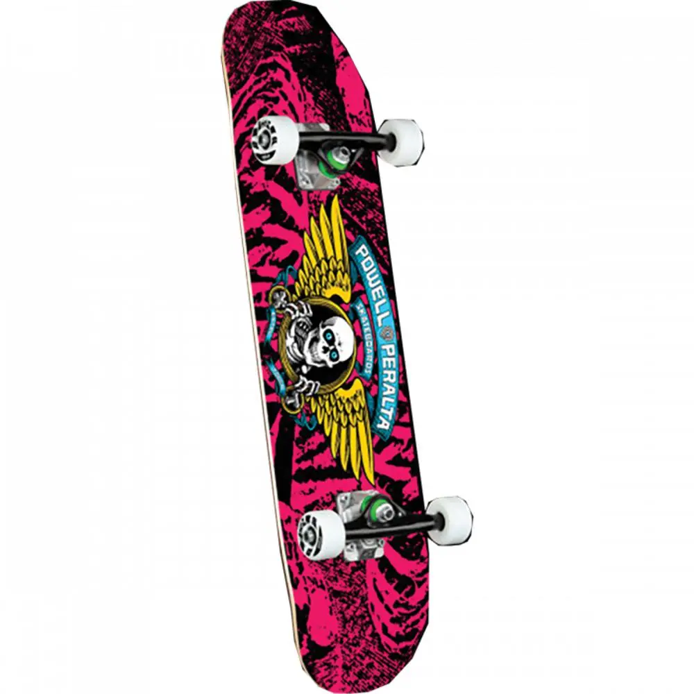 Powell Peralta Winged Ripper 7.0" White/Pink Skateboard 1