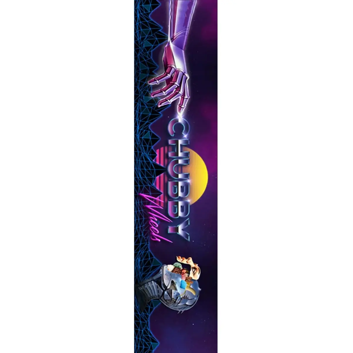 Chubby Retro Scooter Griptape - Purple 1