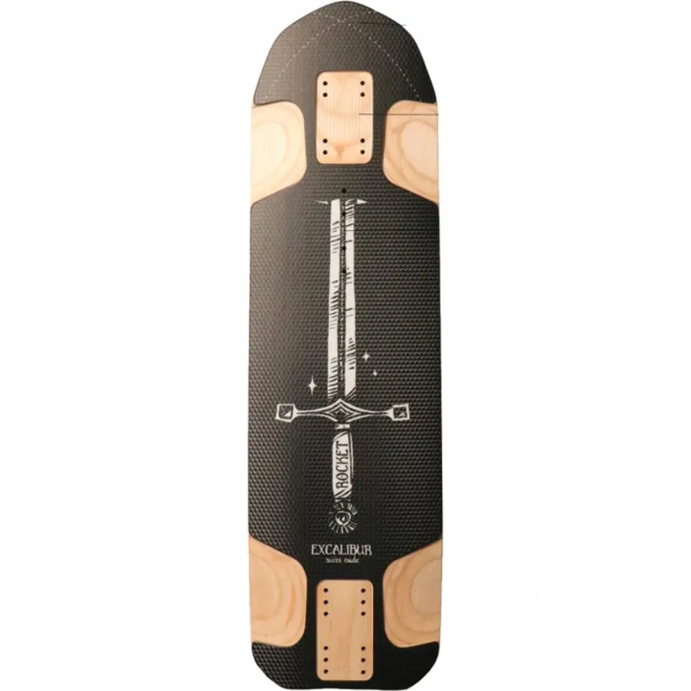 Rocket Excalibur Bumpy Hales Pro 30" Downhill Longboard Deck 1