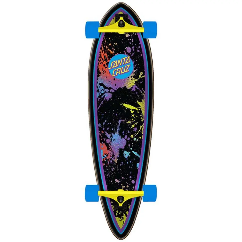 Santa Cruz Dot Splatter 33" Pintail Cruiser Longboard 1