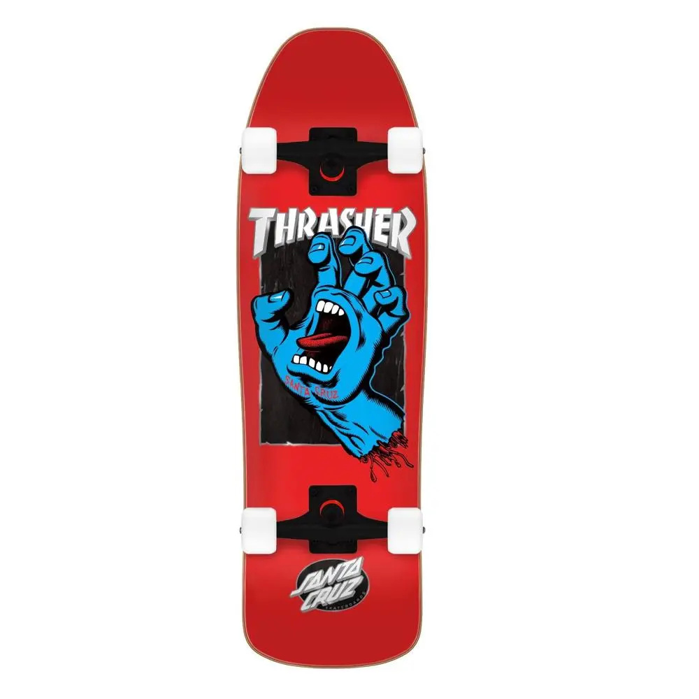 Santa Cruz X Thrasher Screaming Hand Cruzer 9.35″ Shaped Cruiser 1