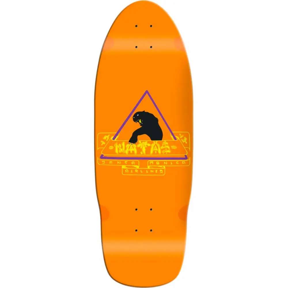 Santa Monica Airlines Natas 10" Orange Skateboard Deck 1