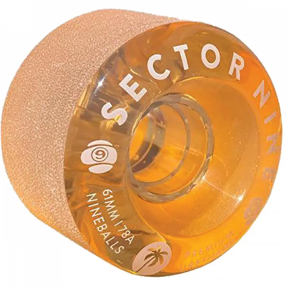 Sector 9 Nineballs 61Mm 78A Clear Amber Wheels 1
