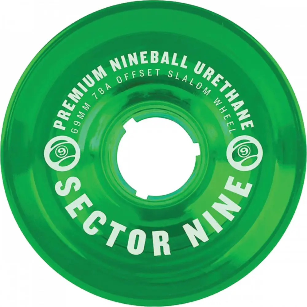 Sector 9 Nineballs 69Mm 78A Clear Green Wheels | Set Of 4 1