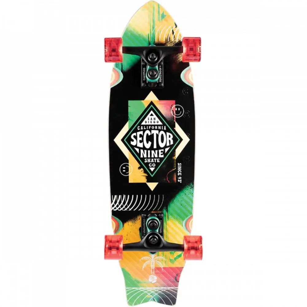 Sector 9" Wavepark Party 8.75"  Sidewindr Skateboard 1