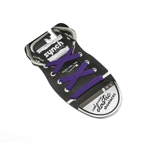 Synch Bands Shoelaces - Purple Haze - Large 1
