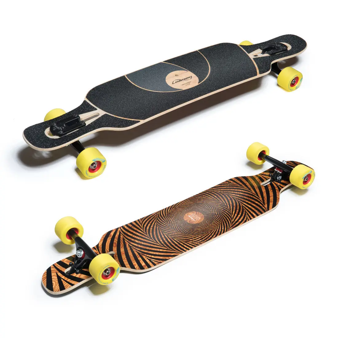 Loaded Boards Tan Tien Abstract 39" Drop Through Longboard 1