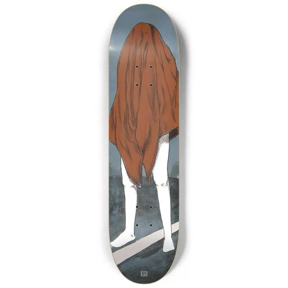 The Ghost Brown Custom 8.25" Skateboard Or Wall Art 1
