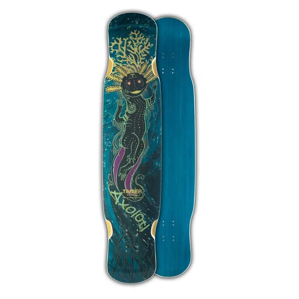 Timber Axolotl 41" Freestyle Dancing Longboard Deck 1