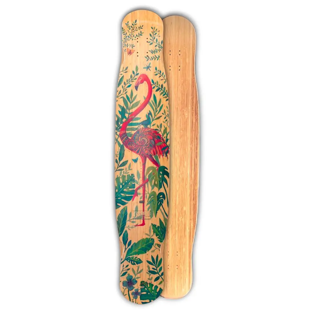 Timber Flamingo V3 49" Dancing Longboard Deck - Flex-1 1