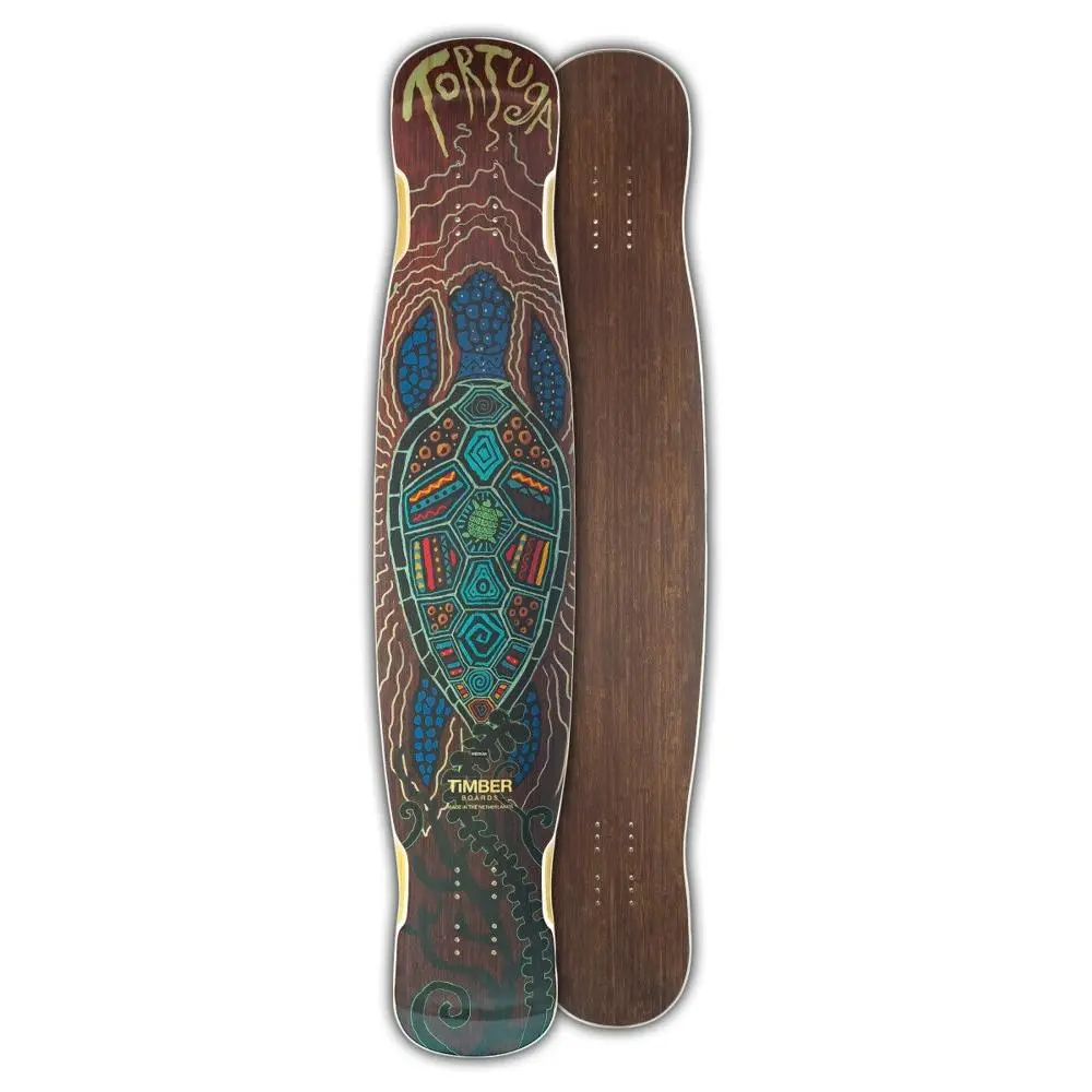 Timber Tortuga 46" Dancing Freestyle Longboard Deck - Flex-2 1