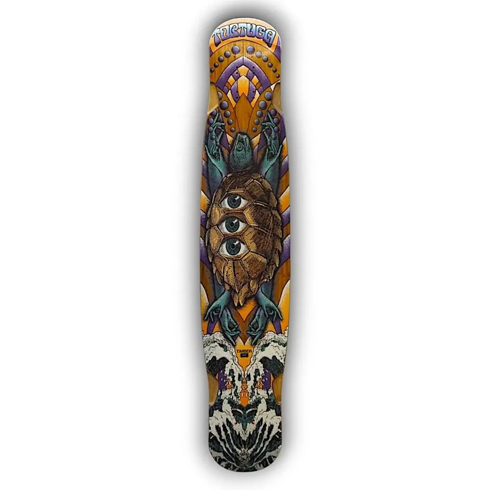 Timber Tortuga V2.0 45.5" Dancing Freestyle Longboard Deck - Flex-2 1