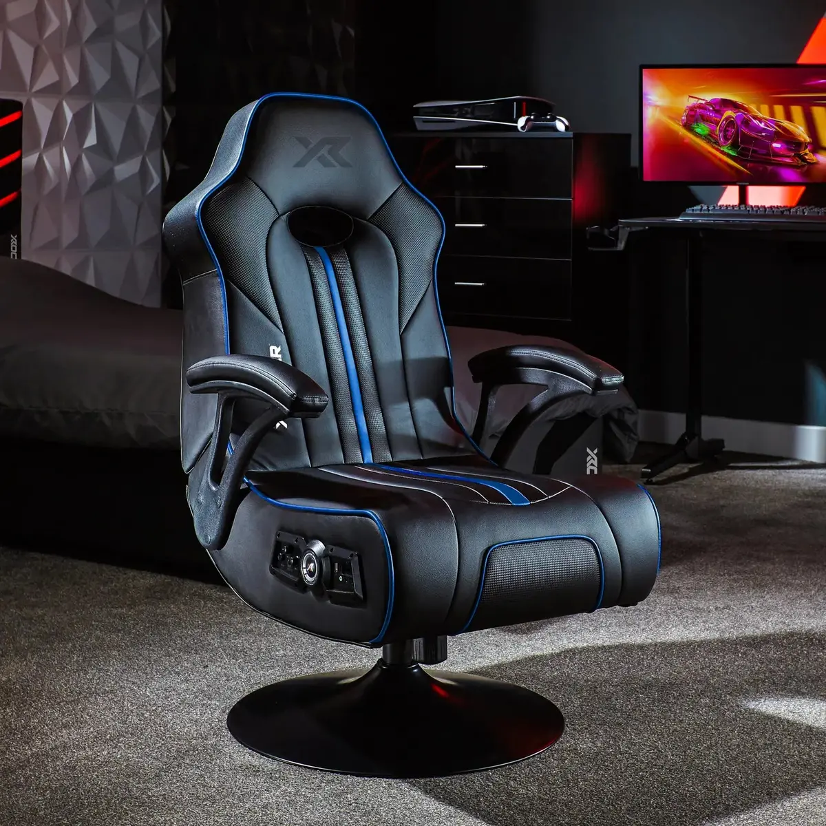 Torque 2.1 Audio Console Gaming Chair - Black / Blue 1