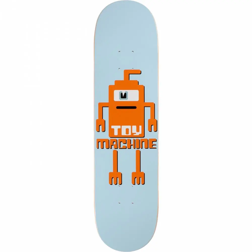 Toy Machine Binary Orange 8.0" Skateboard Deck 1