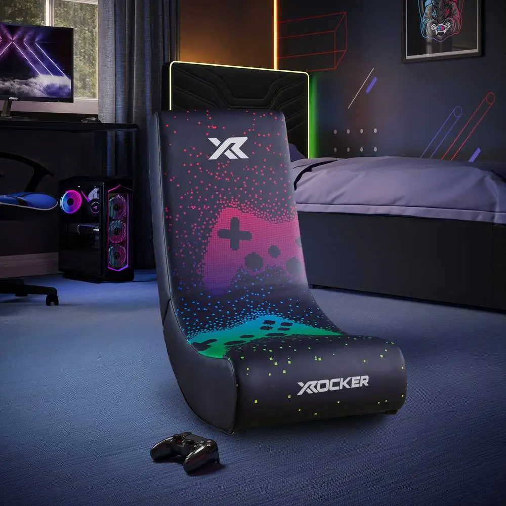Video Rocker Gaming Chair For Kids - Pixel 1