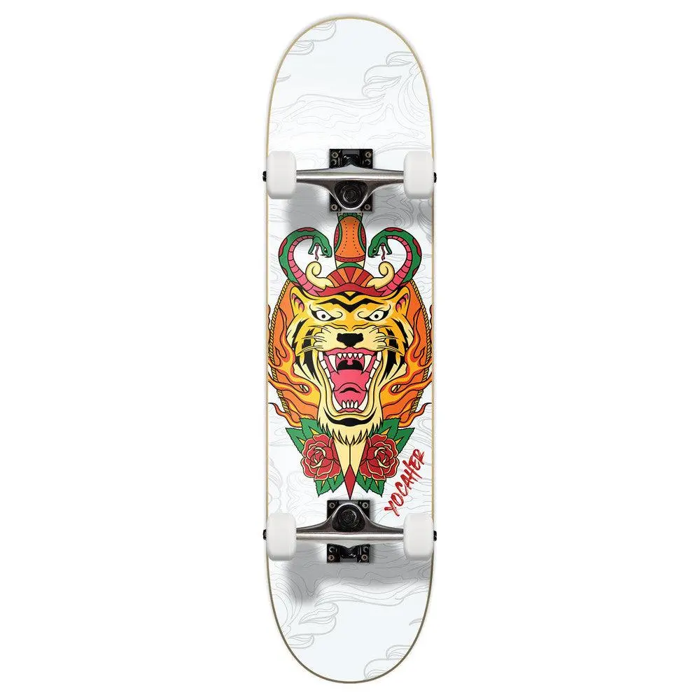 Yocaher  Flaming Tiger 7.75" Skateboard 1