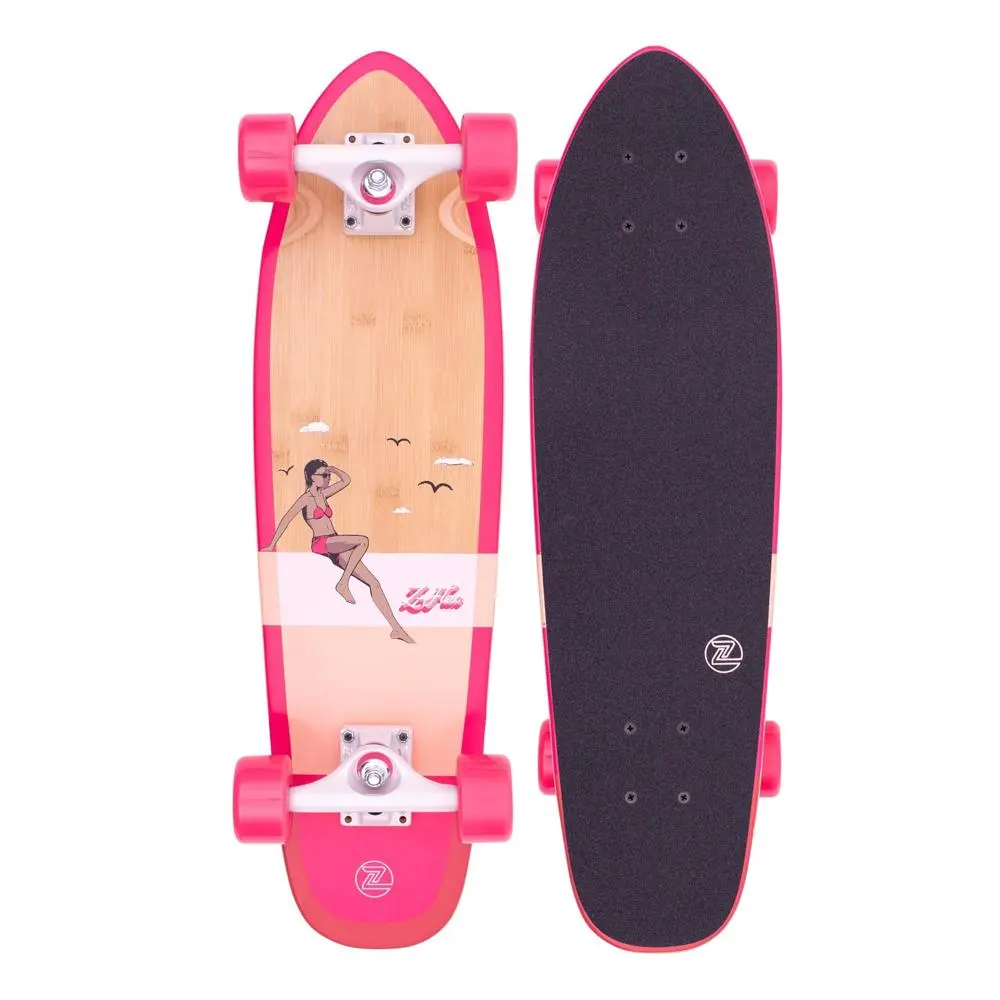 Z-Flex Bamboo 27" Cruiser In Pink 1