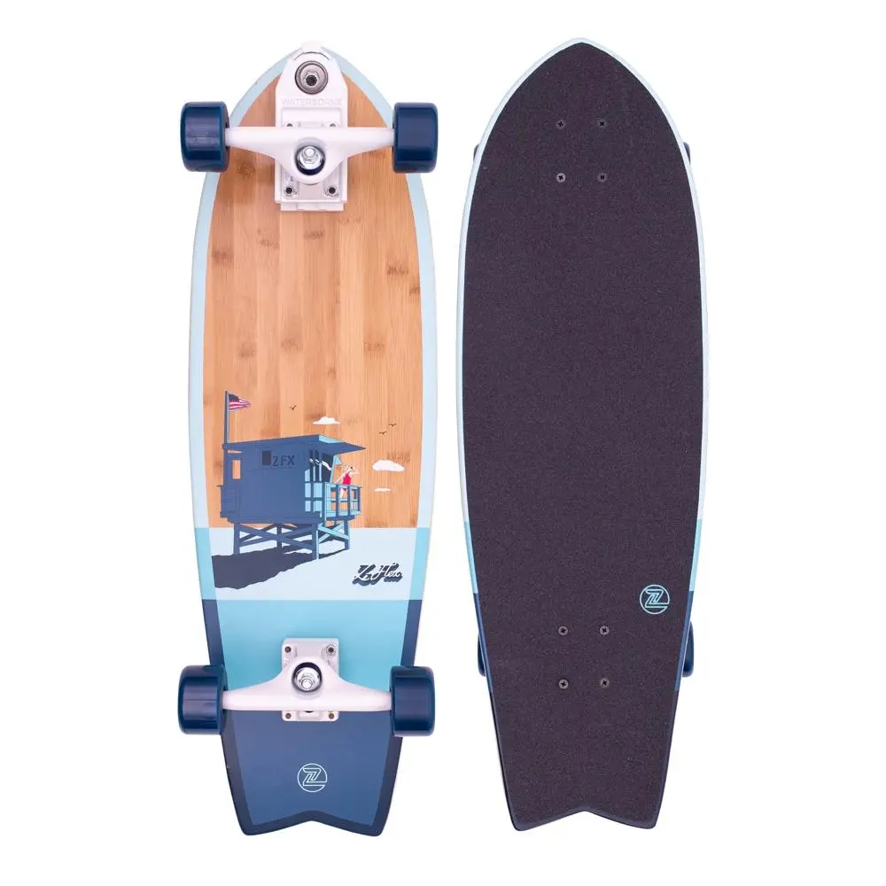 Z-Flex Bamboo Fishtail 31" Surfskate Longboard 1