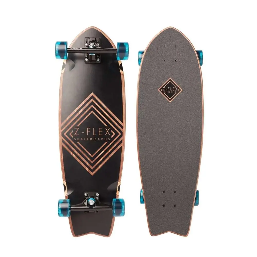 Z-Flex Black Diamond Fishtail 31" Cruiser Longboard 1
